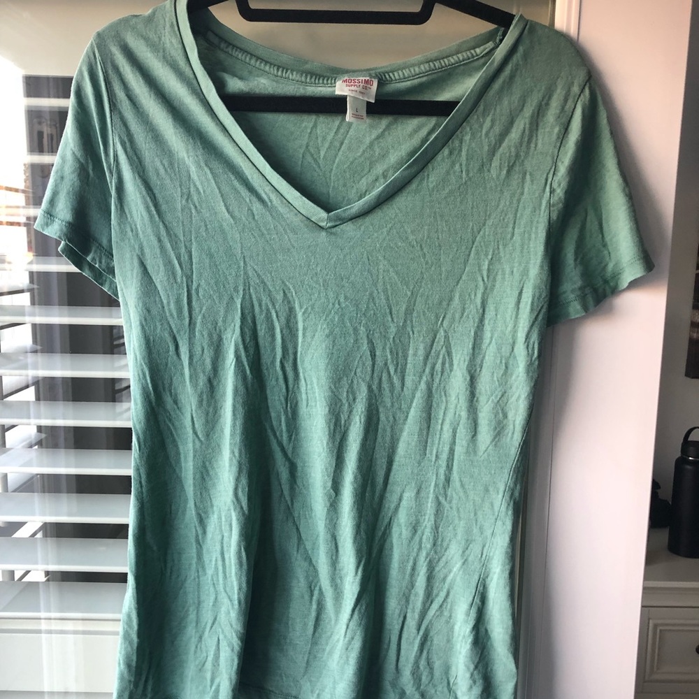 Comfy Vneck Short Sleeved Shirt